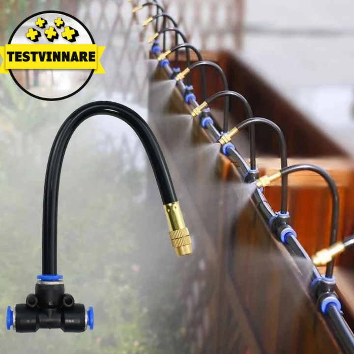 Havevanding gjort nemt med et intelligent system, der giver optimal fugtighed til alle planter.
