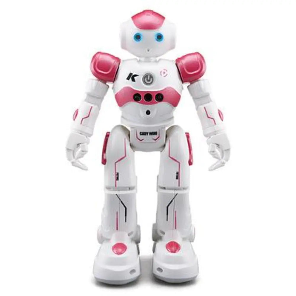 Programmerbar børnerobot med tale og dans. Sjovt interaktivt læringslegetøj, der stimulerer kreativ leg.