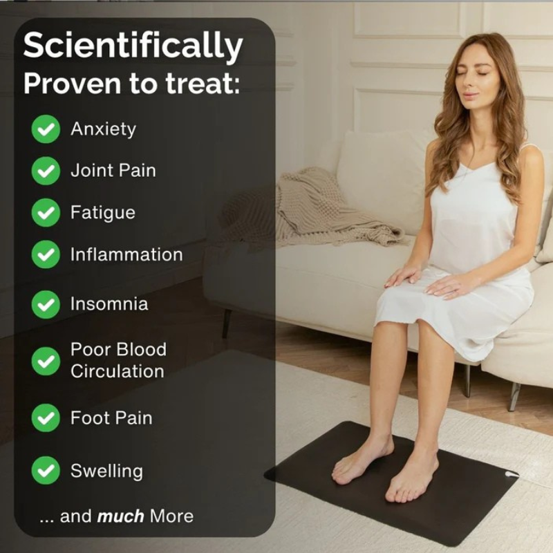 VitalMat™ jordingsmåtte: Modvirker inflammation, fremmer sundhed og giver dig mere energi.