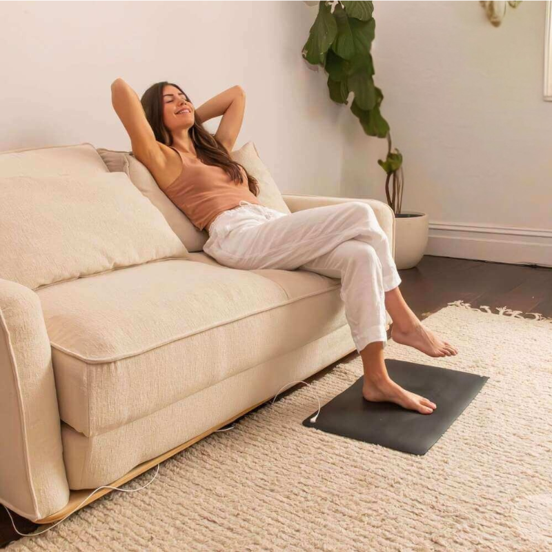 VitalMat™ jordingsmåtte: Oplev øget velvære, reducerer stress og inflammation effektivt.