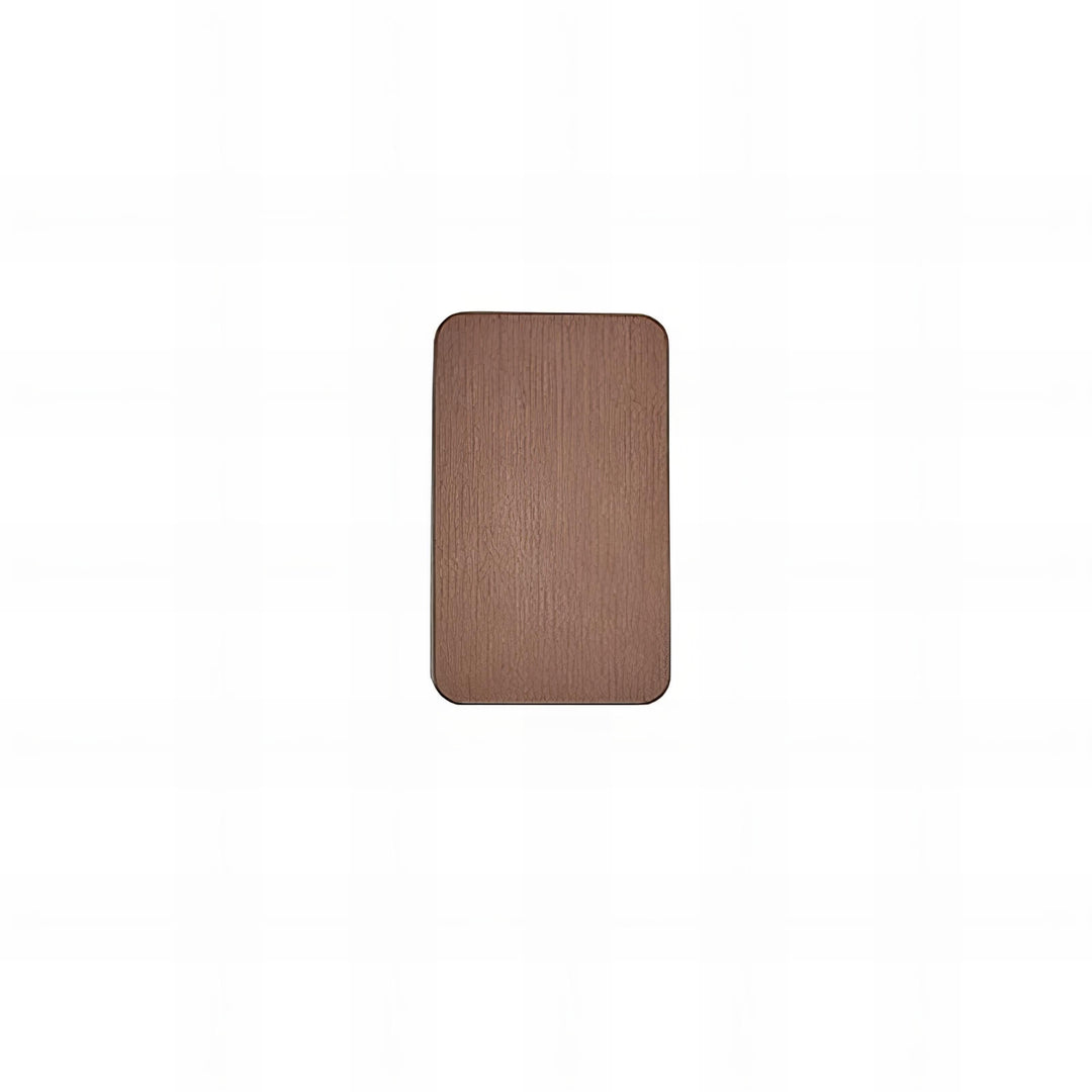 "Justerbar rektangulær væglampe i moderne design med elegant, metallisk aluminiumsoverflade og op/ned-lys."