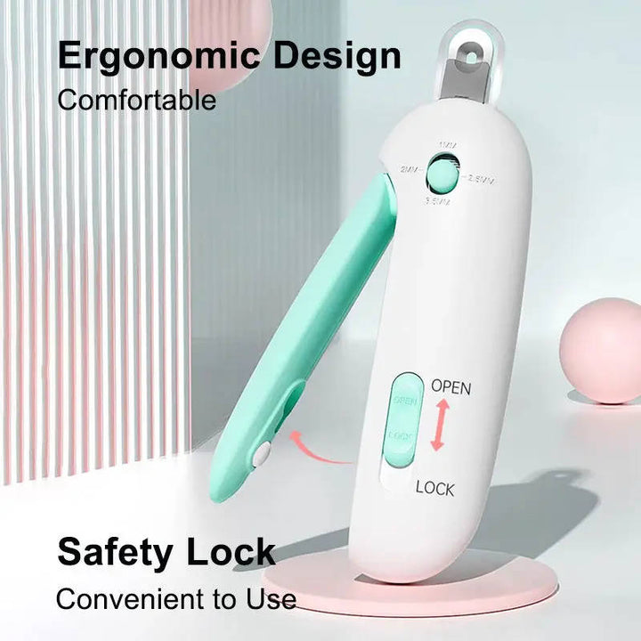 Ergonomisk katteklipper med indbygget fil. Gør kattepleje nemt og stressfrit for dit husdyr.