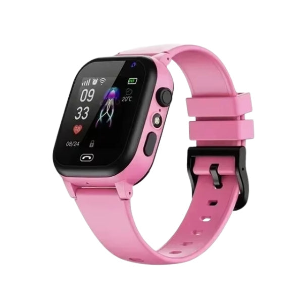 KiDSnav børne-smartwatch med GPS, SIM-kort & videoopkald. Sikkerhedsur for sporing & realtidsovervågning.