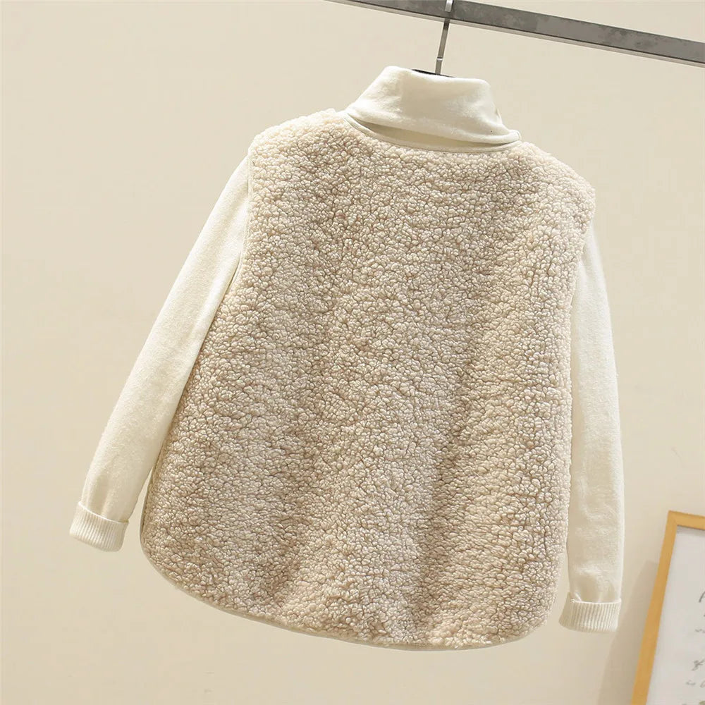 Elegant & praktisk kvinde vest. Varm overgangsjakke ideel til efterår/vinter.