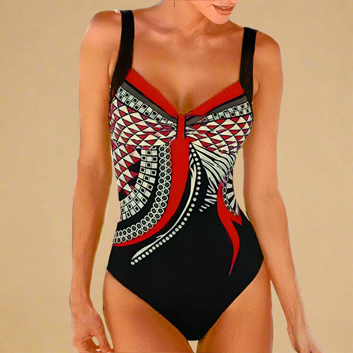 Klassisk elegant badedragt til kvinder, minimalistisk design. Perfekt strandtøj & pooltøj til sommer.