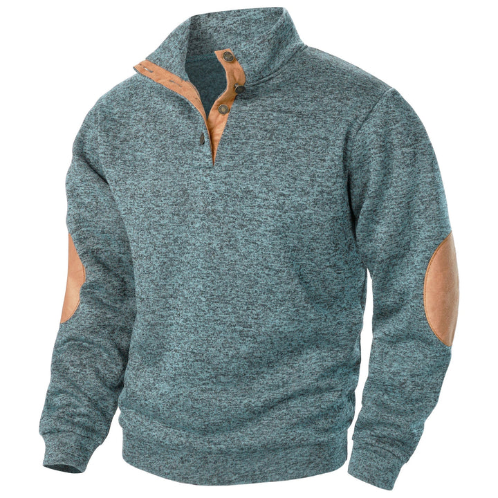 Mænds klassisk strikket sweater, et varmt og stilfuldt valg for den moderne mand i efteråret.
