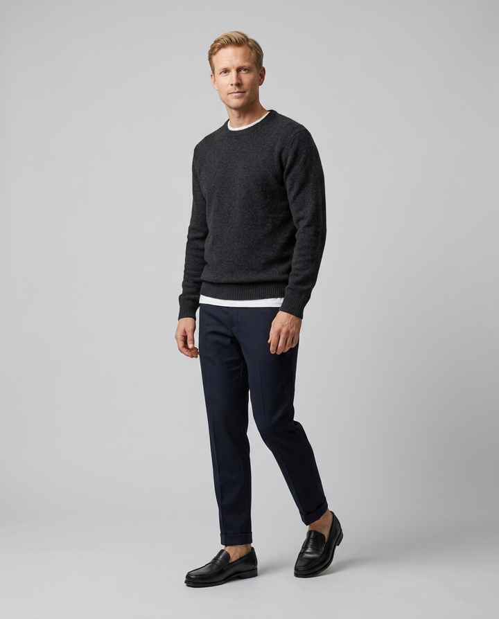 Et par stilfulde herre penny loafers. Den ultimative klassiske slip-on sko for elegance og komfort.
