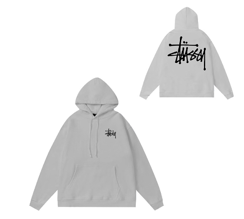 "Komfortabel oversized hættetrøje i blå, moderne herresweater i rummelig pasform, perfekt til afslappet stil."
