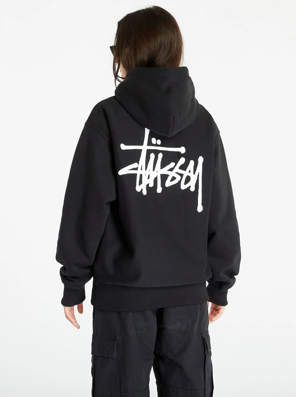 "Komfortabel oversized hættetrøje i blå, moderne herresweater i rummelig pasform, perfekt til afslappet stil."