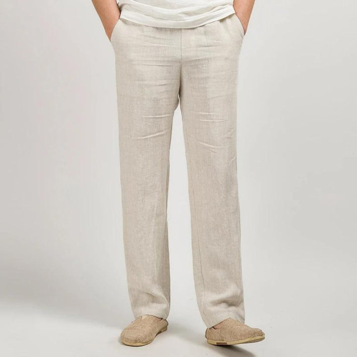 Komfortable herreshorts med lige ben, elastik talje og afslappet pasform, perfekt til sommer.