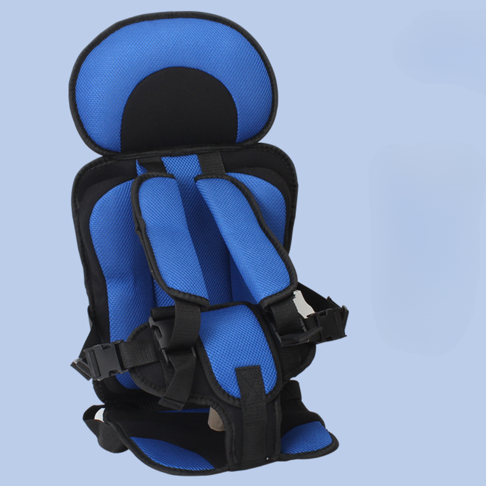 Børns transportable autostol booster, ideel til rejser. Nem at installere og sikrer optimal beskyttelse.