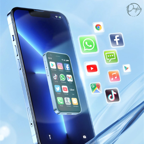 Ulåst, kompakt mini smartphone, alsidig for børn og voksne. Kraftfuld og bærbar mobiltelefon.