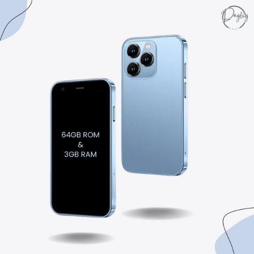 Mini Android smartphone; en alsidig børnetelefon og voksenmobil med GPS-funktioner.