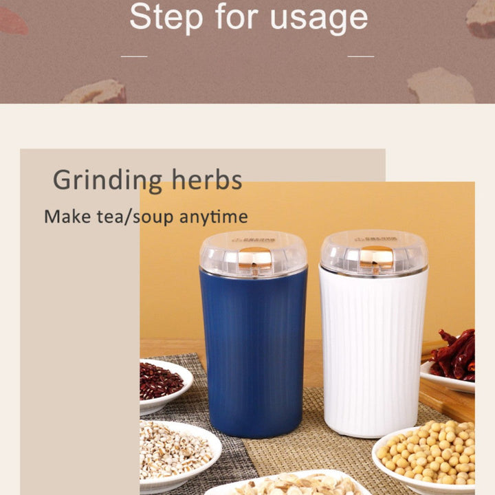 Lille og kompakt køkkenmaskine. Pladsbesparende miniblender & kaffekværn, perfekt til små køkkener.