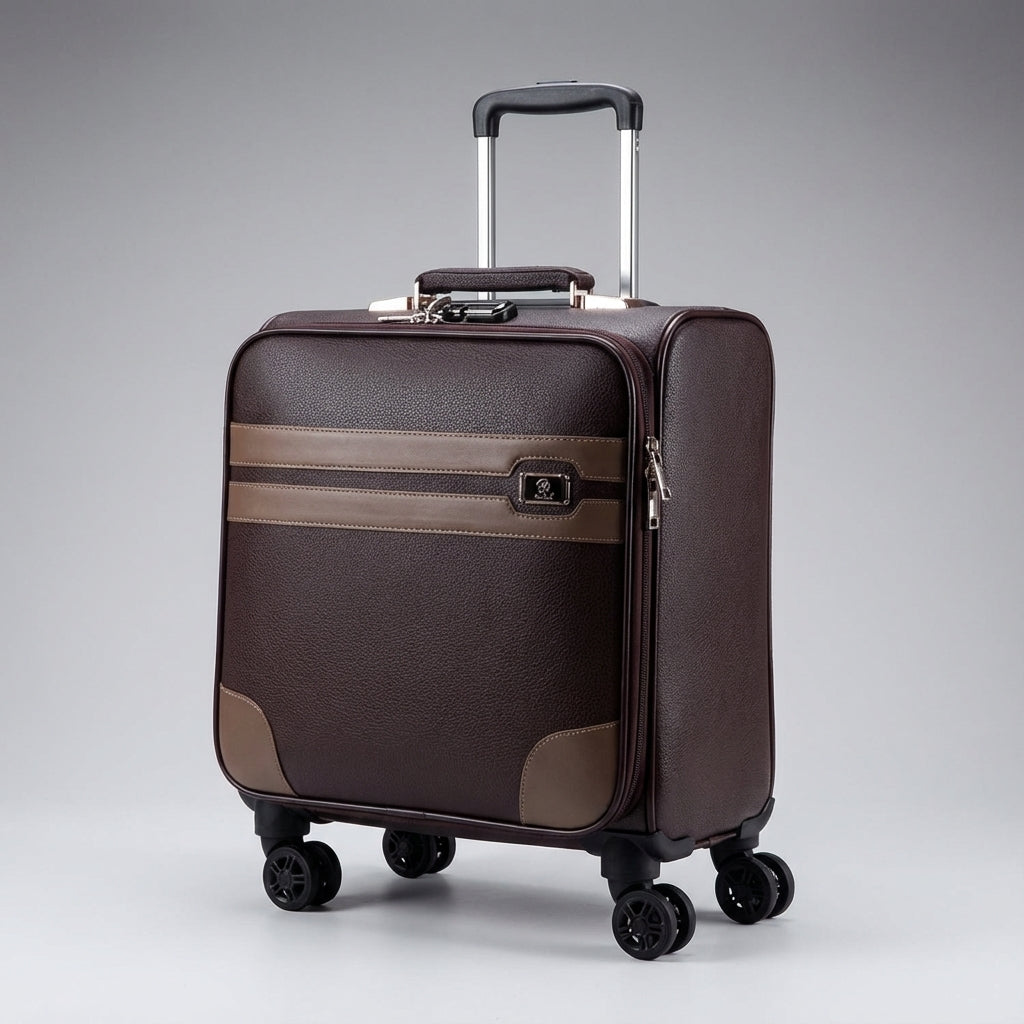 Holdbar SpinCabin kabinekuffert, elegant unisex trolley design til den moderne rejsende.