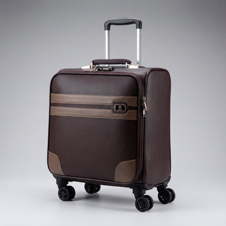 Holdbar SpinCabin kabinekuffert, elegant unisex trolley design til den moderne rejsende.