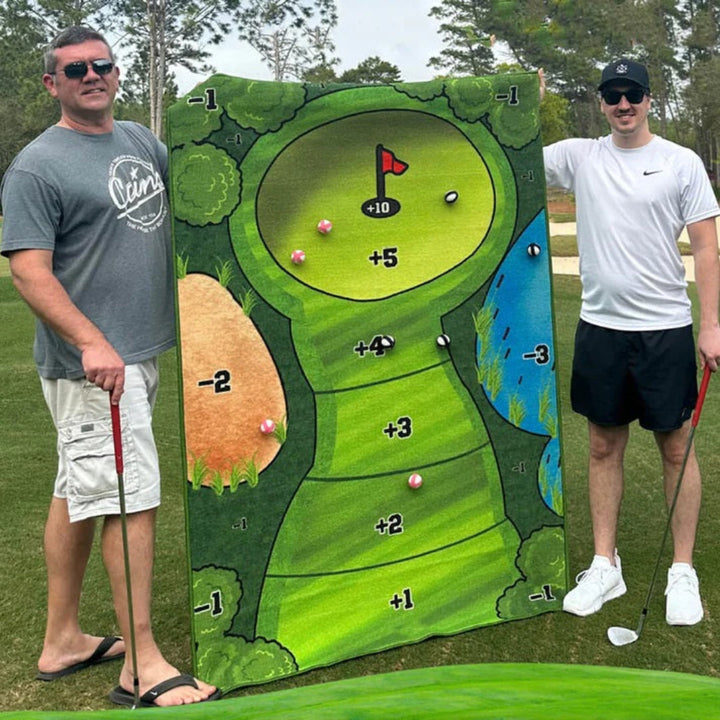 Komplet golf putting træningssæt til indendørs og udendørs brug, perfekt til teknikøvelse derhjemme.
