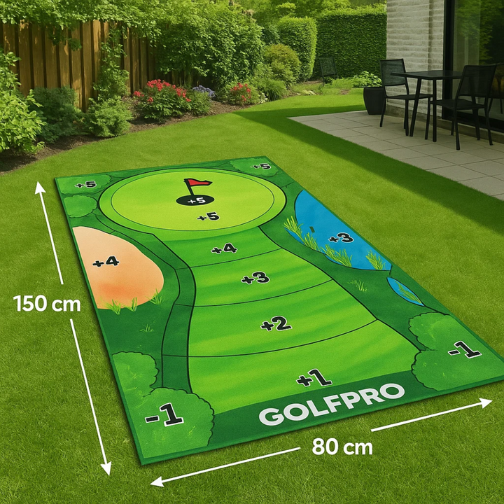 Golf putting træningsudstyr til effektiv øvelse af putteteknik derhjemme for alle golfspillere.
