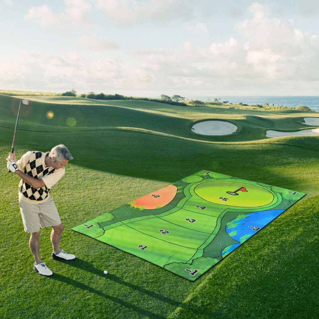 Komplet golf træningssæt til putting øvelse indendørs og udendørs, perfekt til forbedring af dit spil.