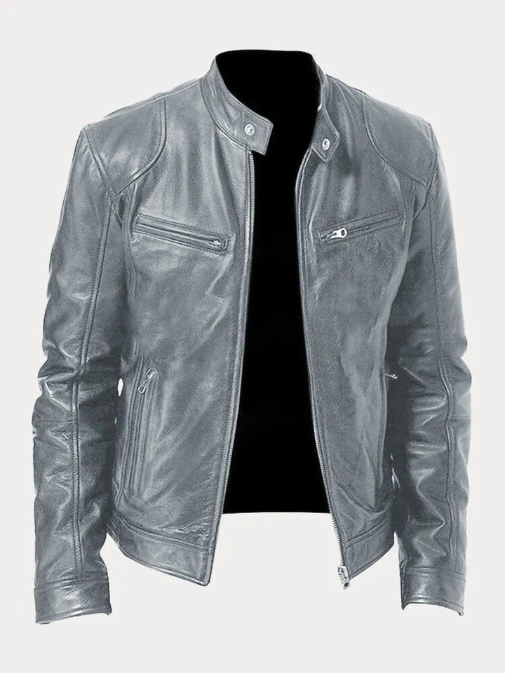 Stilfuld kort jakke til kvinder med råt design og moderne pasform. Ideel til at skabe et edgy look.