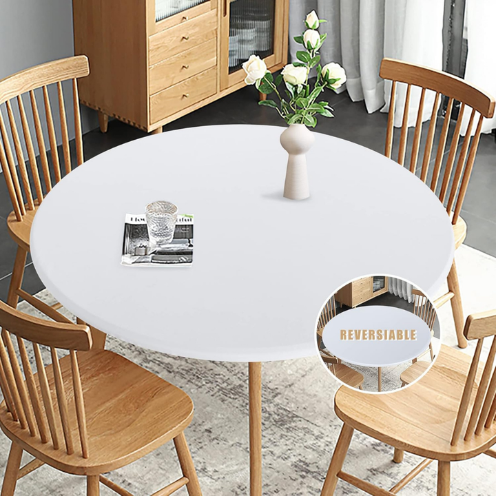Forvandl dit spisebord med en elegant krølfri borddug. Luksus til hverdagen.
