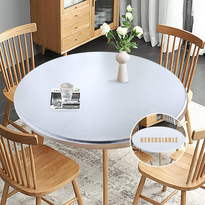 Denne elegante dug er både krølfri og pletafvisende. En luksuriøs tilføjelse til dit køkken.