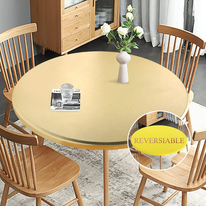 Skab en hyggelig atmosfære med denne elegante borddug. Pletafvisende og krølfri.