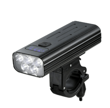 Kraftfuld 5000 lumen LED-cykellygte for optimal sikkerhed under natkørsel på mountainbike og pendlercykel.
