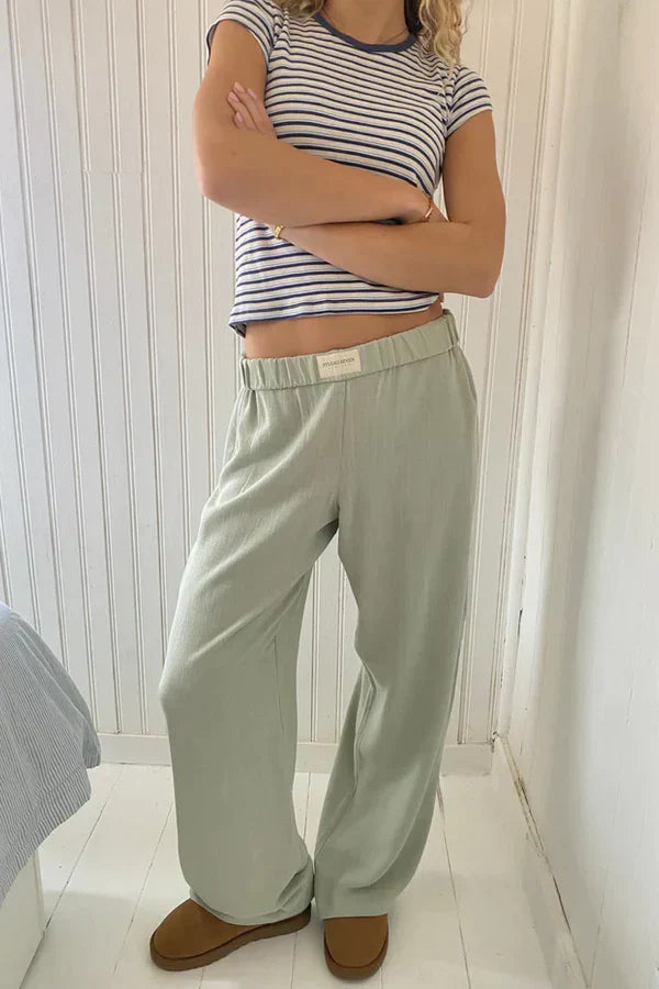 Hverdagsbukser til kvinder: Komfortable, stilfulde med sidelommer og løs pasform.
