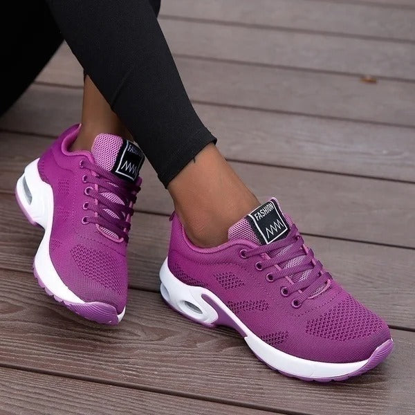 Letvægts ergonomiske sneakers til kvinder. Giver fremragende komfort og støtte for smertefri gang.
