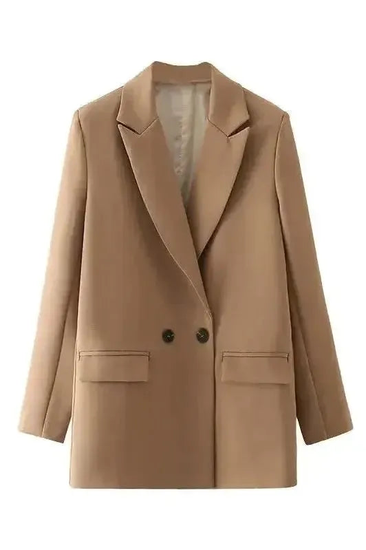 Alsidig kvinder blazer til arbejde og fritid. En stilfuld og komfortabel jakke.
