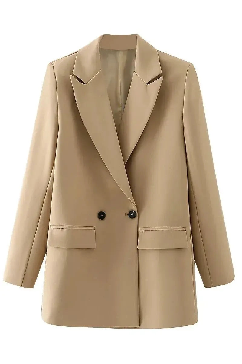Dansk design kvinder blazer, alsidig til kontor og fest. Fås i mange farver.