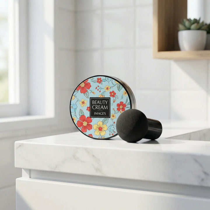 Kvinder's CC-creme sæt til jævn hudtone & strålende glød. Inkluderer svampeapplikator for perfekt finish.
