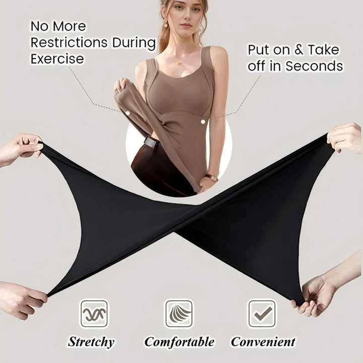 Elegant seamless top til kvinder, giver varme og selvtillid hele dagen.