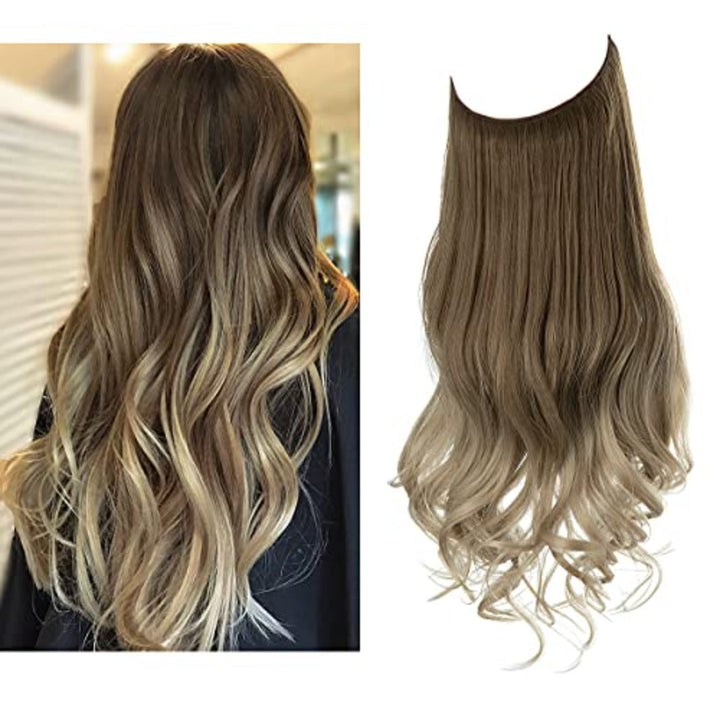 Halo extensions for kvinder. Usynlig, nem at påsætte, giver fyldigt og langt hår.