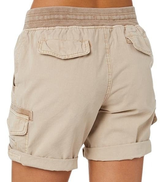 Komfortable dame shorts med høj talje. Bløde, afslappede og åndbare sommershorts.