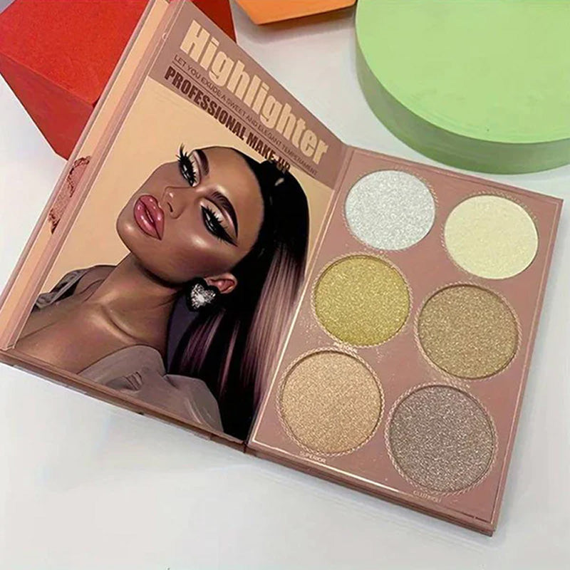 5-sidet øjenskyggepalette til kvinder med 67 rige, holdbare farver, perfekt til alsidig makeup-skønhed.