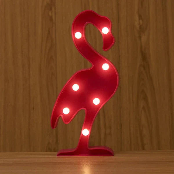 Batteridrevet LED natlampe i form af en sød figur. Ideel som børnelampe eller dekoration.