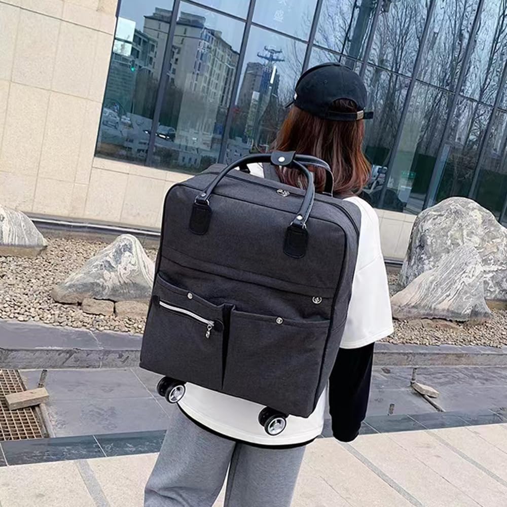 Praktisk letvægts kabinekuffert i kompakt design med 360° spinnerhjul. Perfekt håndbagage til rejse.