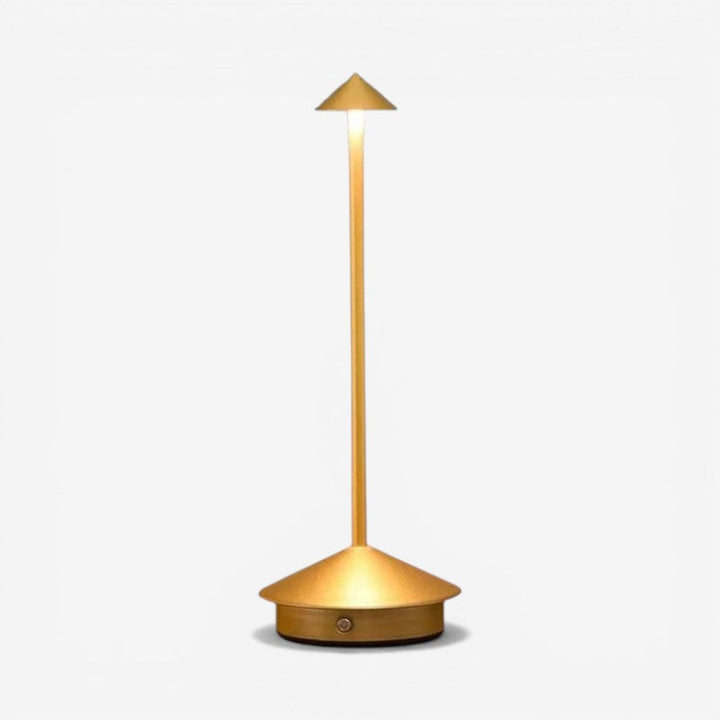 LumaLite genopladelig bordlampe med touch sensor. Justerbart LED lys, moderne design til hjemmeindretning.