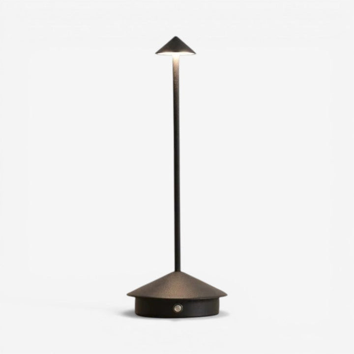 LumaLite sengebordslampe. Genopladeligt stemningslys med justerbart LED og touch sensor til soveværelset.