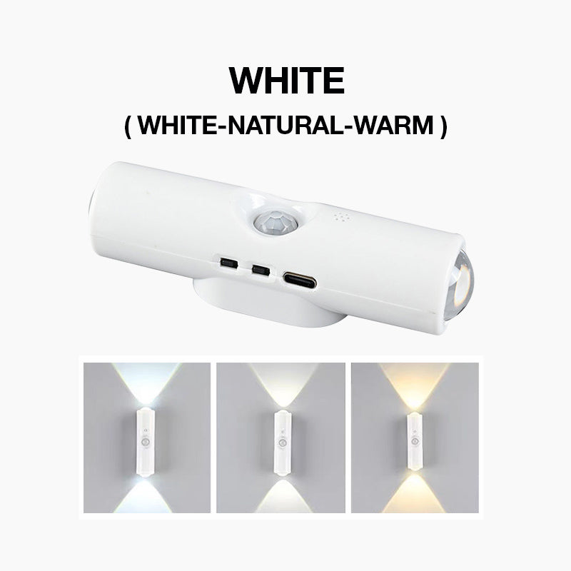 Stilrent LumaPulse LED-lys, RGB/varmhvid, nem montering, smart home, med bevægelsessensor.
