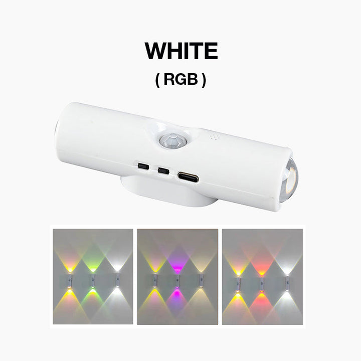 Skab atmosfære med LumaPulse smartlys; bevægelsessensor, RGB og varmhvid belysning for boligen.