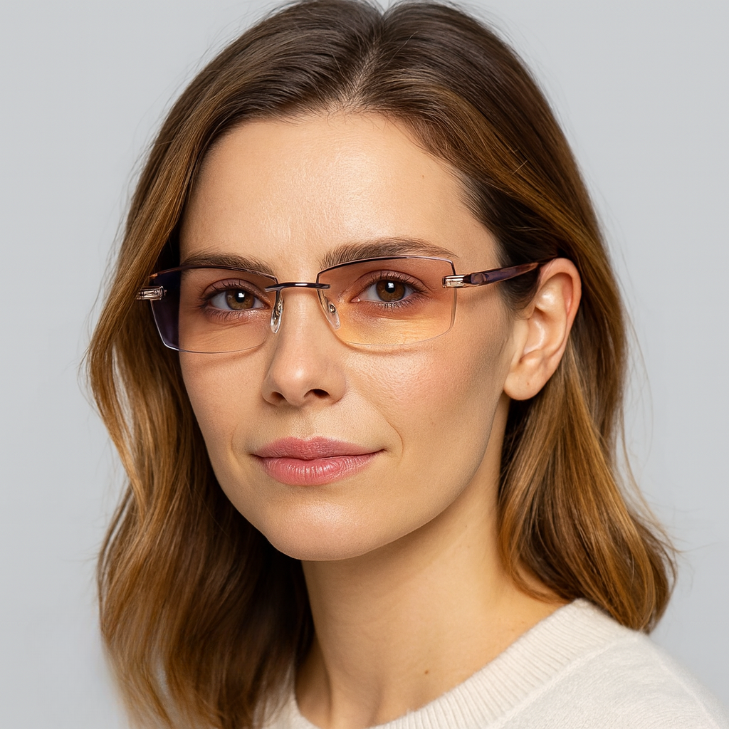 LumaVue unisex progressive læsebriller med fjerlet komfort.