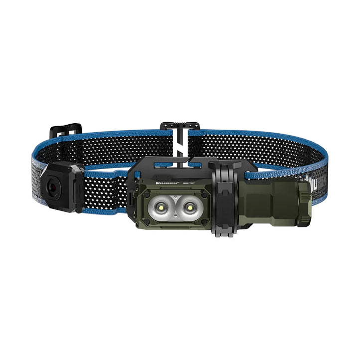 Unisex LumenLet pandelampe, komfortabel og letvægts, perfekt til løb og vandreture om natten.