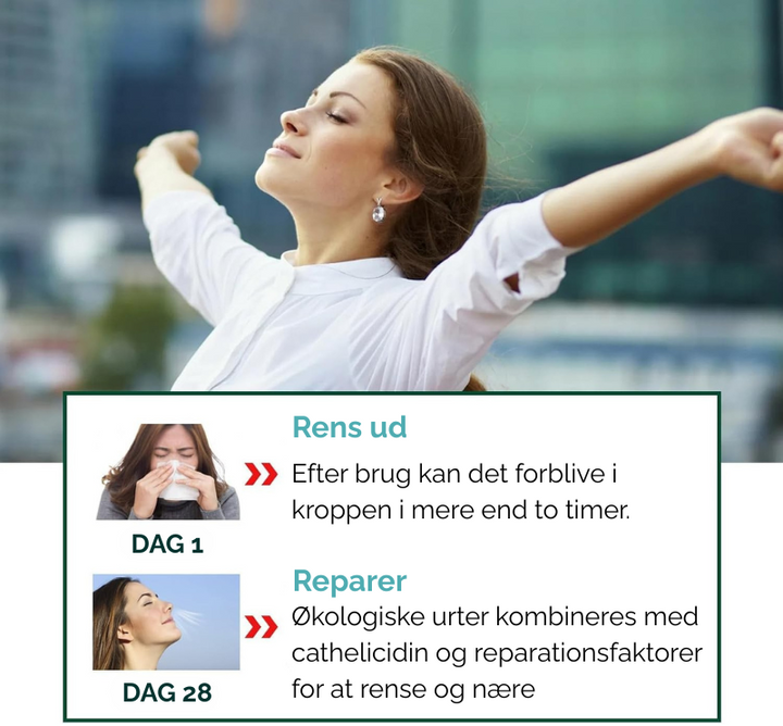 Naturlig lungerens og vejrtrækningsstøtte for en sundere hverdag uden slim.