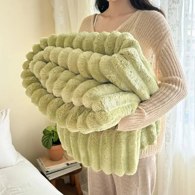 Blødt LuxeNest plaid. Den perfekte gave for varme og afslapning.