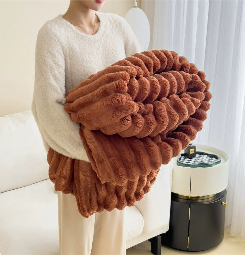 LuxeNest tæppe – varme og hygge i ét. Blødt, komfortabelt til hjemmet.