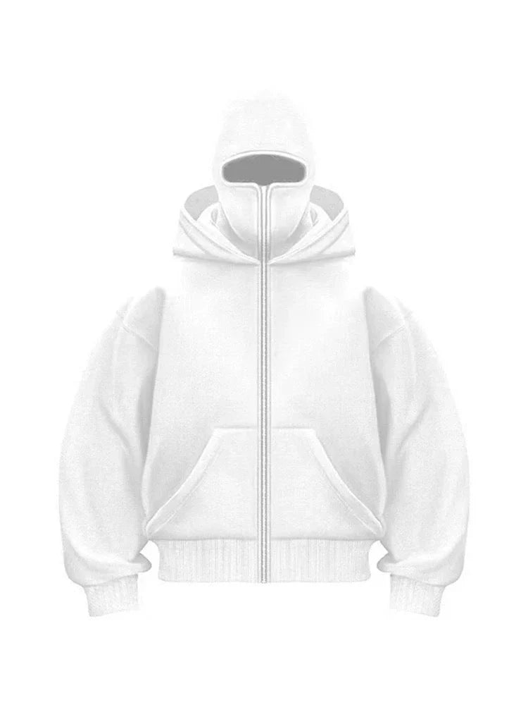 Moderne mænds hættetrøje til hverdag og udendørs aktiviteter. Slidstærk og trendy hoodie.