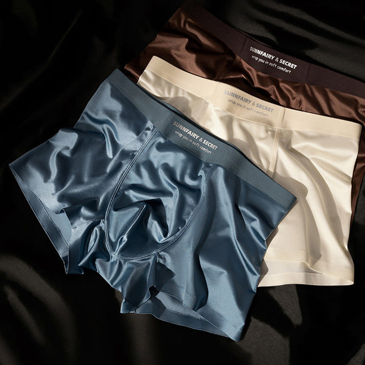 Mænds bløde, åndbare boxershorts for uovertruffen hverdagsfrihed.